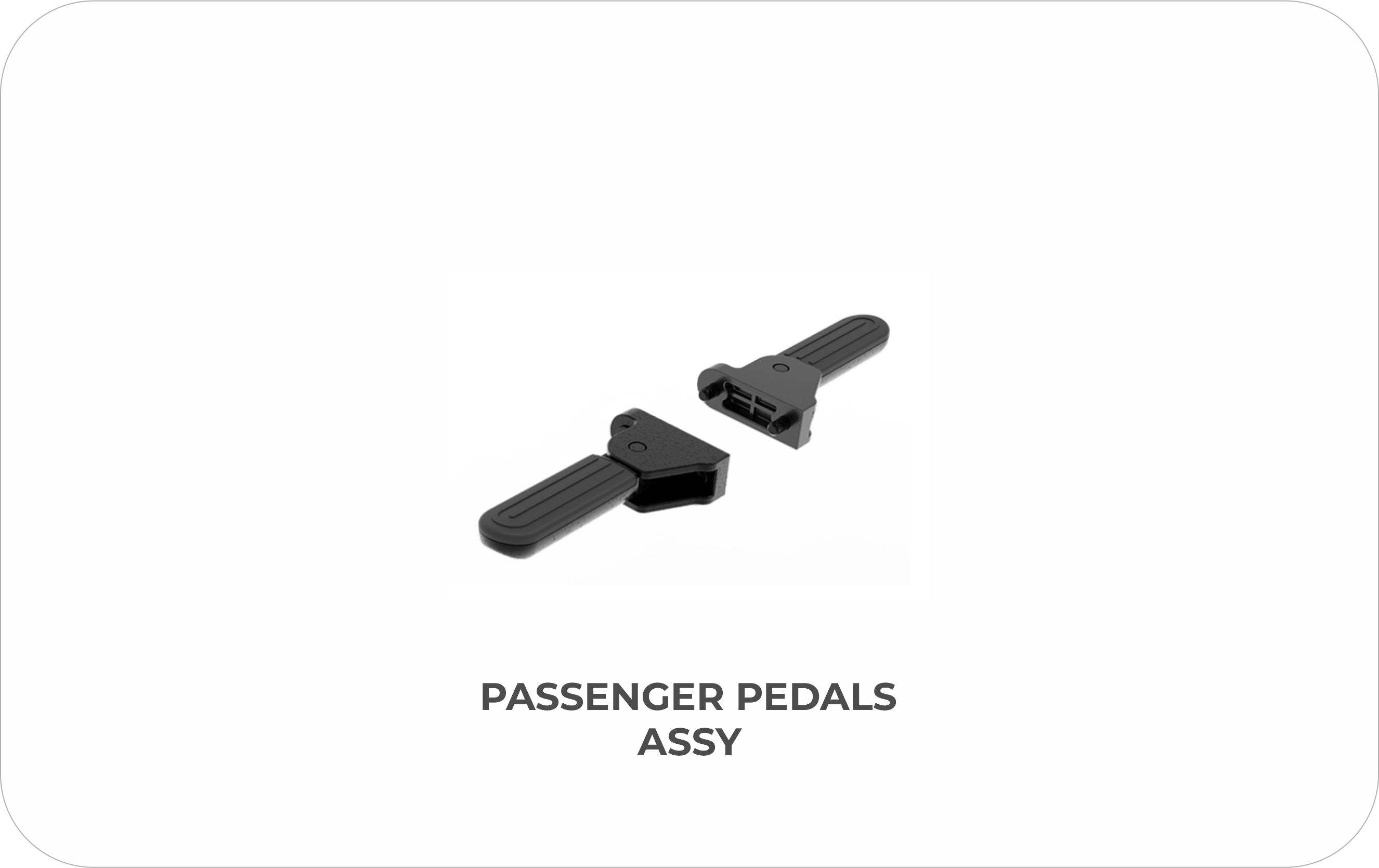 Passenger Pedal Assembly